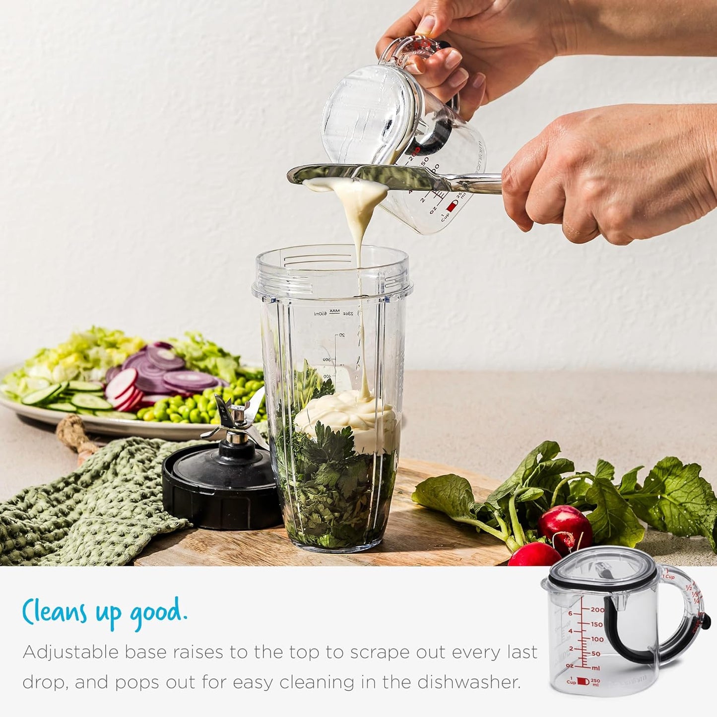 4-in-1 Adjustable Measuring Cup